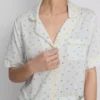 Pijamas de pantalones cortos estilo boyfriend estampados