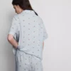 Pijamas de pantalones cortos estilo boyfriend estampados
