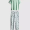 Pijamas estampados de algodón