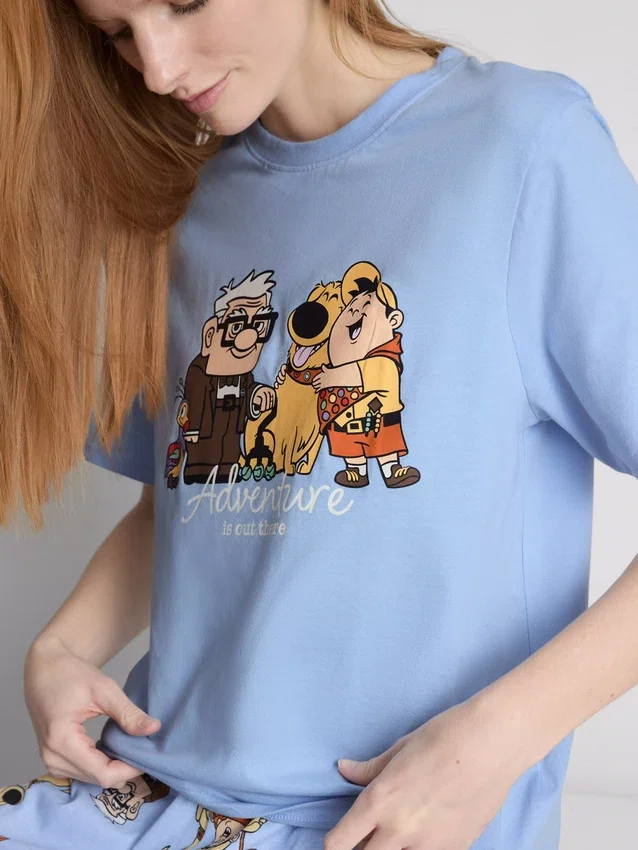 Pijamas estampados de algodón de «Up» de Disney·Pixar