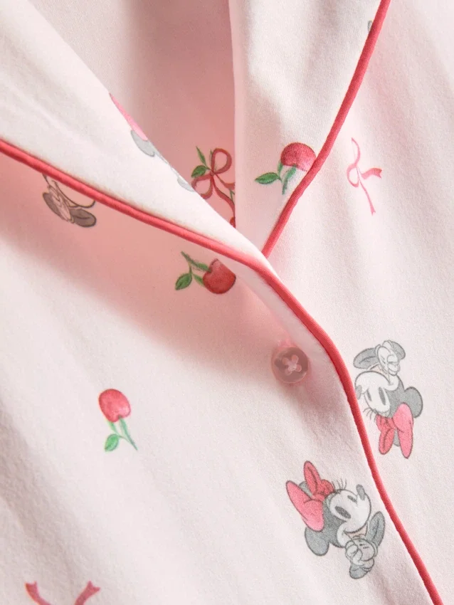 Pijamas estilo boyfriend con estampado de Minnie Mouse de Disney