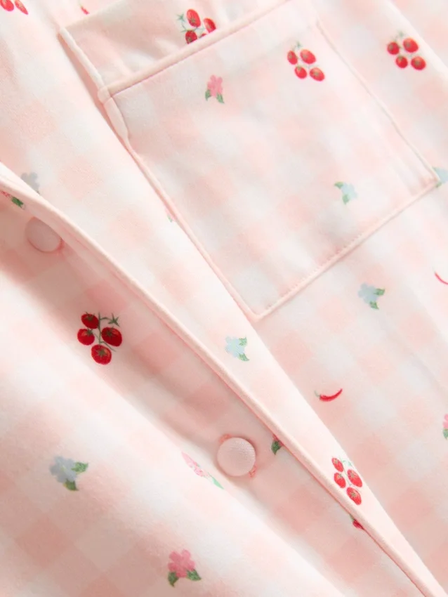 Pijamas estilo boyfriend de cuadros vichy de Stacey Solomon