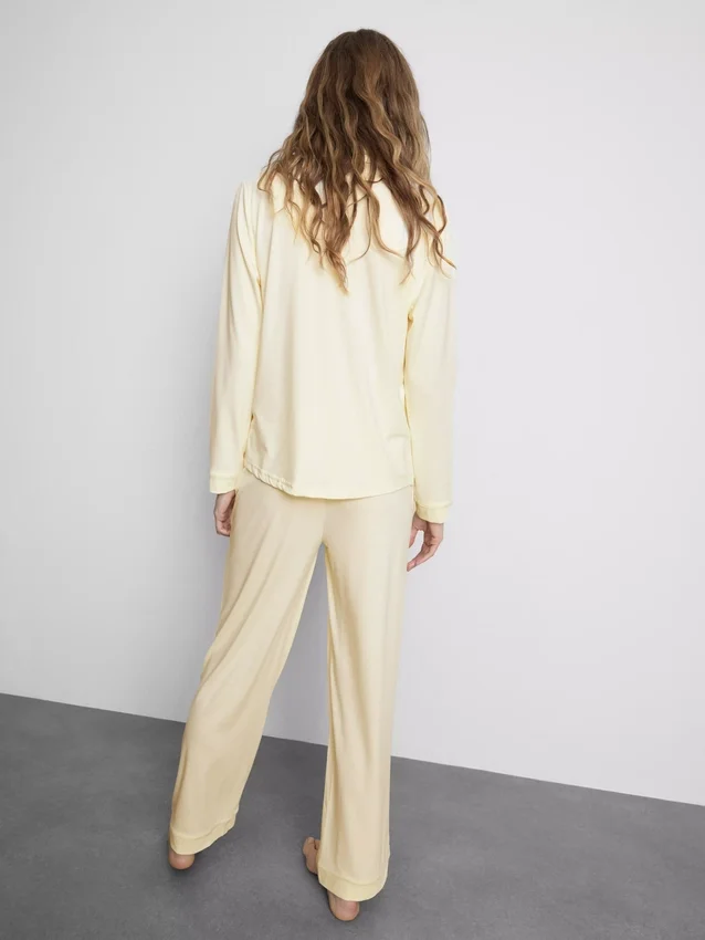 Pijamas estilo boyfriend de jersey