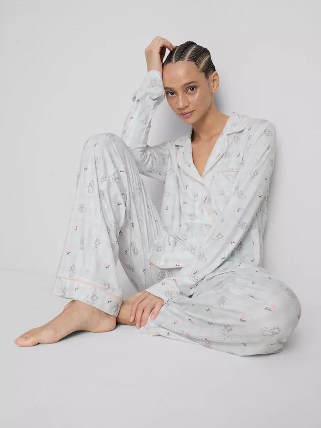 Pijamas estilo boyfriend de Marie de «Los aristogatos» de Disney