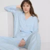 Pijamas estilo boyfriend de sarga