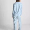 Pijamas estilo boyfriend de sarga