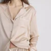 Pijamas estilo boyfriend de satén