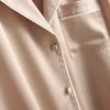 Pijamas estilo boyfriend de satén