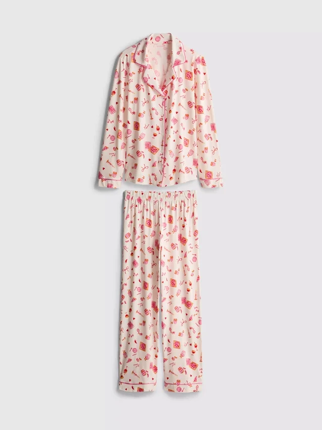 Pijamas estilo boyfriend estampados