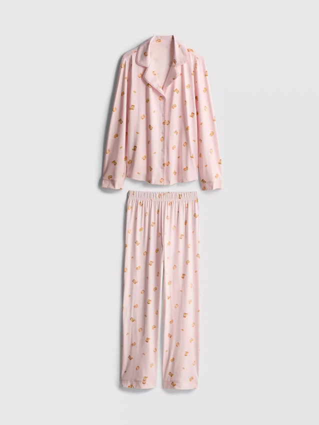 Pijamas estilo boyfriend estampados