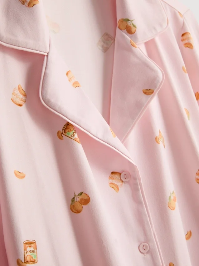 Pijamas estilo boyfriend estampados