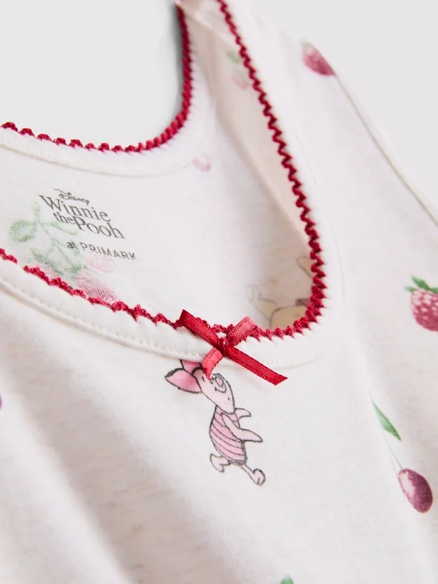 Pijamas sin mangas estampados de Winnie the Pooh de Disney, con alto contenido de algodón
