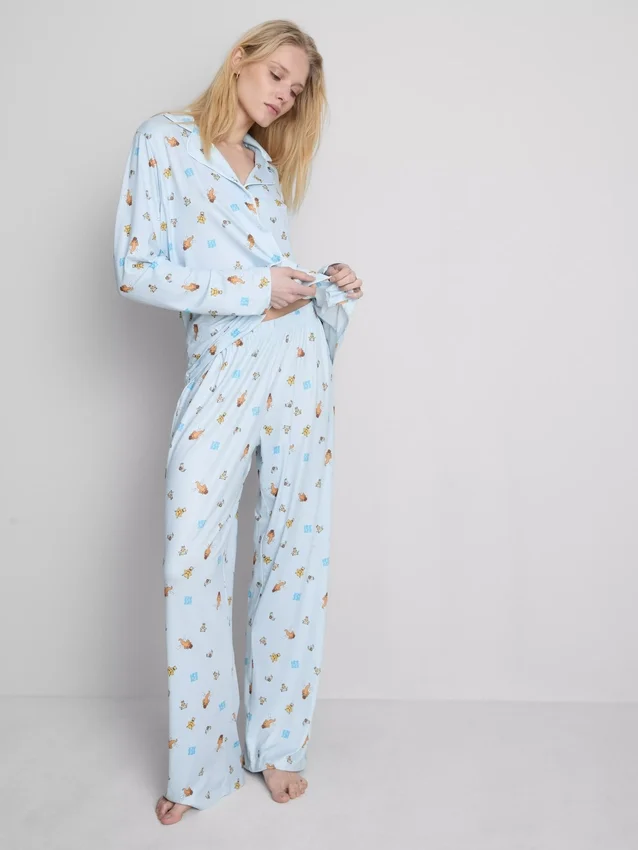 Pijamas tipo boyfriend con diseño de «La Edad de Hielo»
