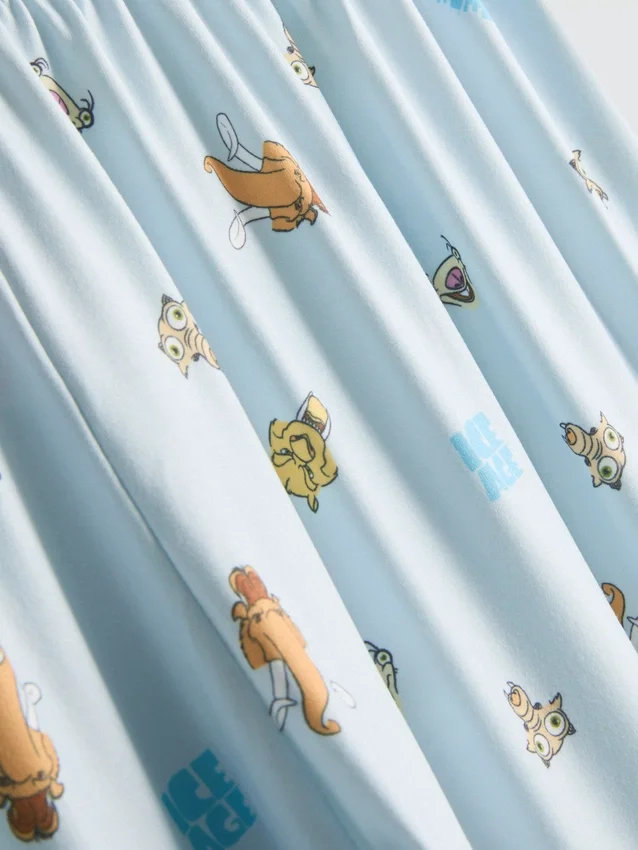 Pijamas tipo boyfriend con diseño de «La Edad de Hielo»