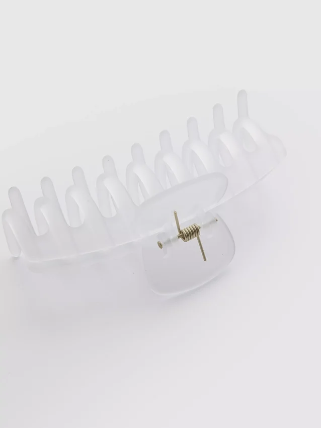 Pinza de pelo curvada