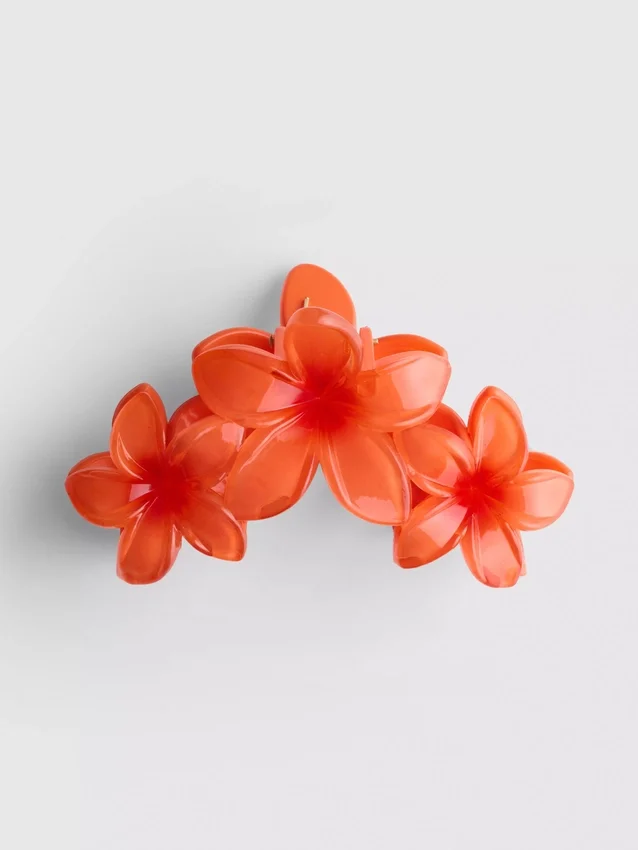Pinza para el cabello con forma de orquídea