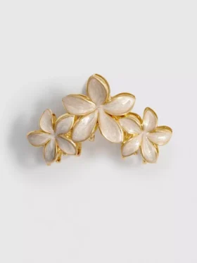 Pinza para el cabello con forma de orquídea