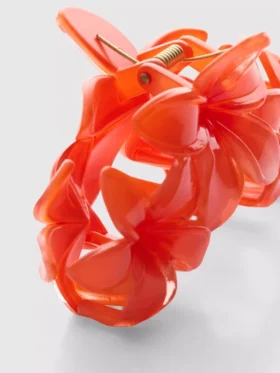 Pinza para el cabello con forma de orquídea