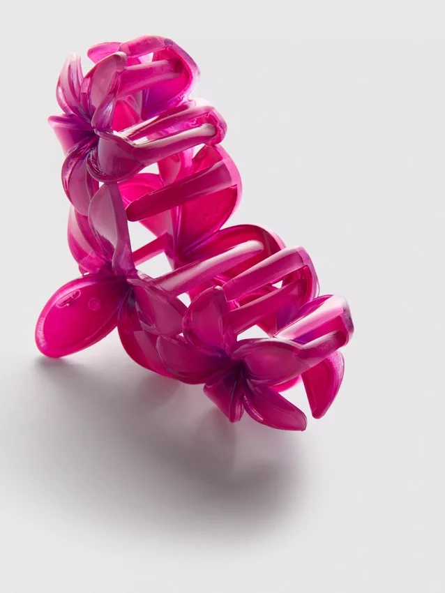 Pinza para el cabello con forma de orquídea
