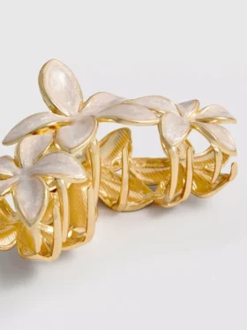 Pinza para el cabello con forma de orquídea