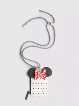 Portatarjetas con cordón de Minnie Mouse de Disney