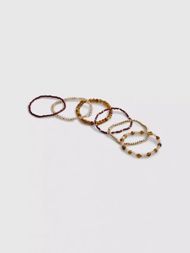 Pulseras con cuentas de Paula Echevarría
