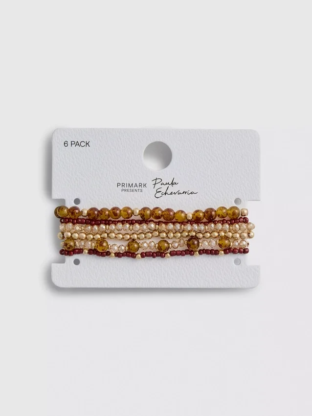 Pulseras con cuentas de Paula Echevarría