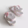 Sandalias con correa de doble hebilla estampadas