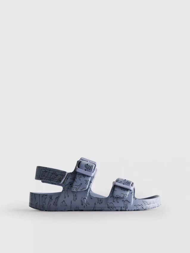 Sandalias con correa de hebilla