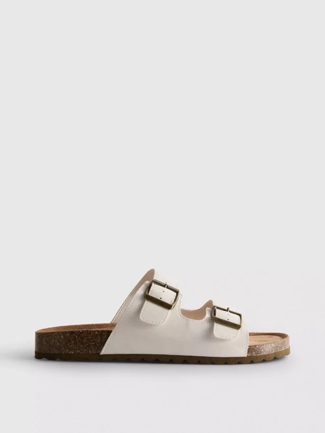 Sandalias con correas de doble hebilla