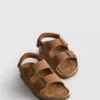 Sandalias con correas de doble hebilla