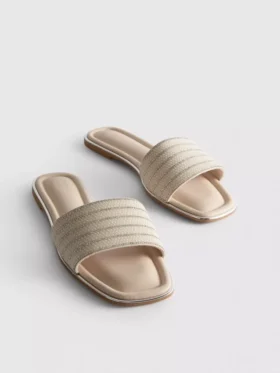 Sandalias con cuentas de strass