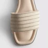 Sandalias con cuentas de strass