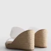 Sandalias con tacón de cuña de metacrilato