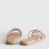 Sandalias con tiras y diamantes de imitación