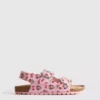 Sandalias de Disney con Minnie Mouse, correa trasera y doble hebilla
