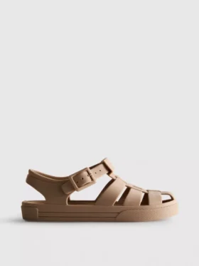 Sandalias de gelatina con diseño de rejilla