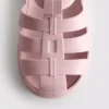 Sandalias de gelatina con diseño de rejilla