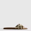 Sandalias de imitación de cuero trenzado