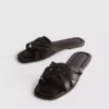 Sandalias de imitación de cuero trenzado