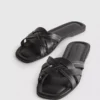 Sandalias de imitación de cuero trenzado