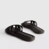 Sandalias de imitación de cuero trenzado