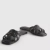 Sandalias de imitación de cuero trenzado