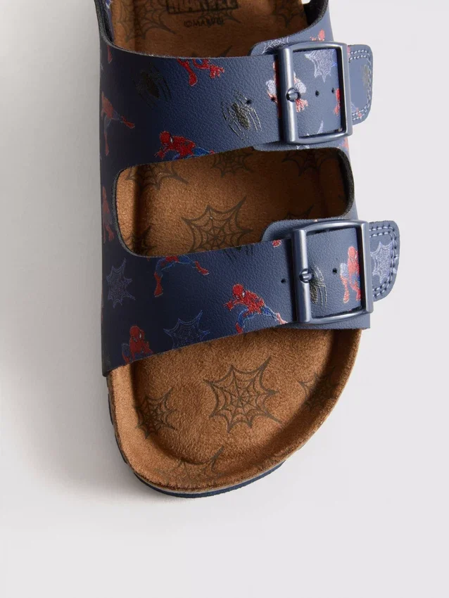Sandalias de Marvel con Spider-Man y doble hebilla