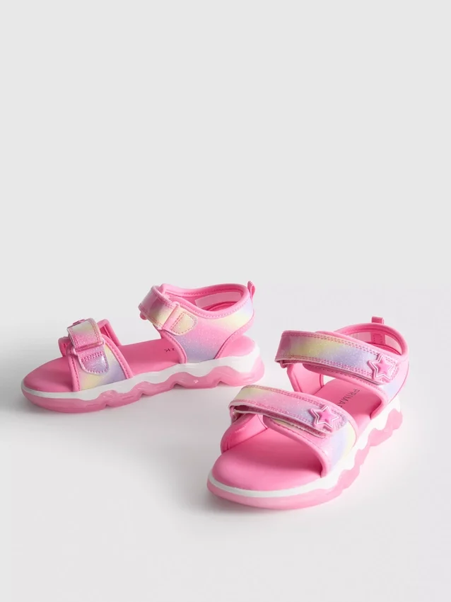 Sandalias de senderismo luminosas
