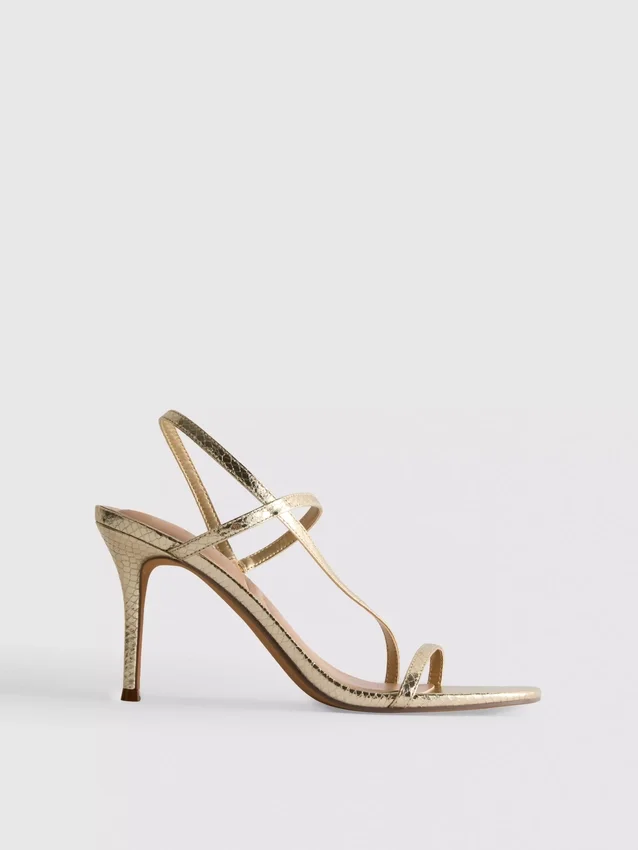 Sandalias de tacón casi imperceptible