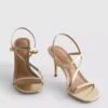 Sandalias de tacón casi imperceptible