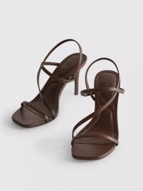 Sandalias de tacón casi imperceptible
