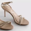Sandalias de tacón con tiras