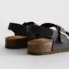 Sandalias de talón abierto con correas de doble hebilla